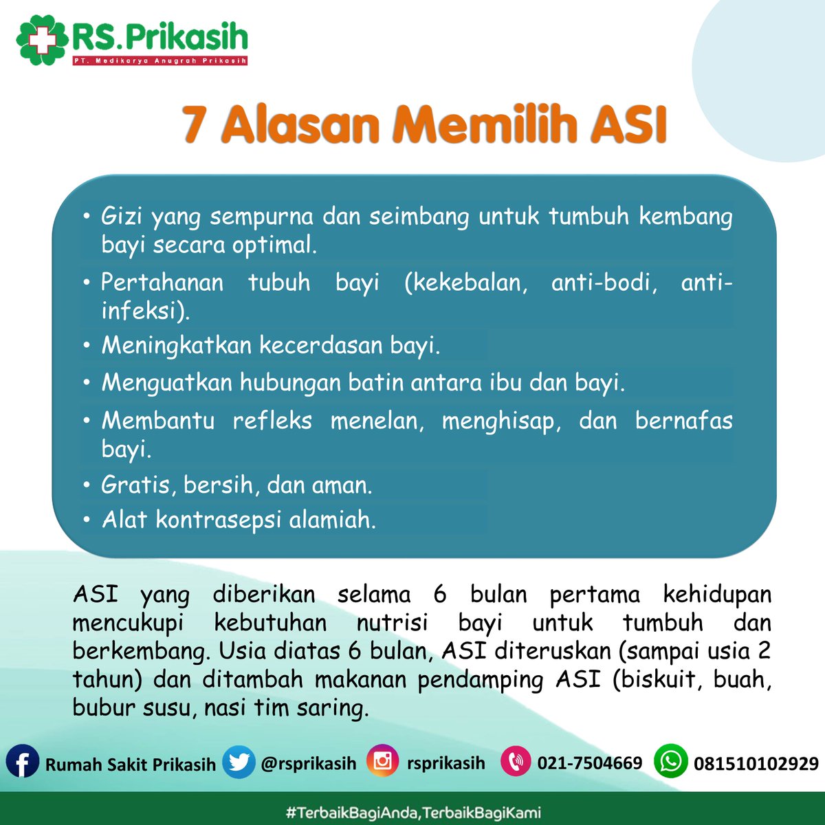 rsprikasih's tweet photo. Setiap ibu memiliki pengalaman yg berbeda-beda saat menyusui. Ada yg begitu mudah melakukannya, ada jg yg hrs berjuang agar produksi ASI lancar &amp; kebutuhan nutrisi bayi selalu terpenuhi.
.
Jika Bunda salah satu yg mengalami kesulitan saat menyusui, tidak perlu berkecil hati ya 😊 https://t.co/ltEcFzmiUL