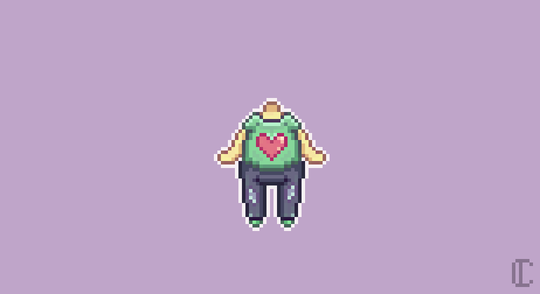CornaPix's tweet photo. #CasualClothes for @Pixel_Dailies 
#pixel_dailies #pixelart #aseprite https://t.co/v6FgXEn2Tl