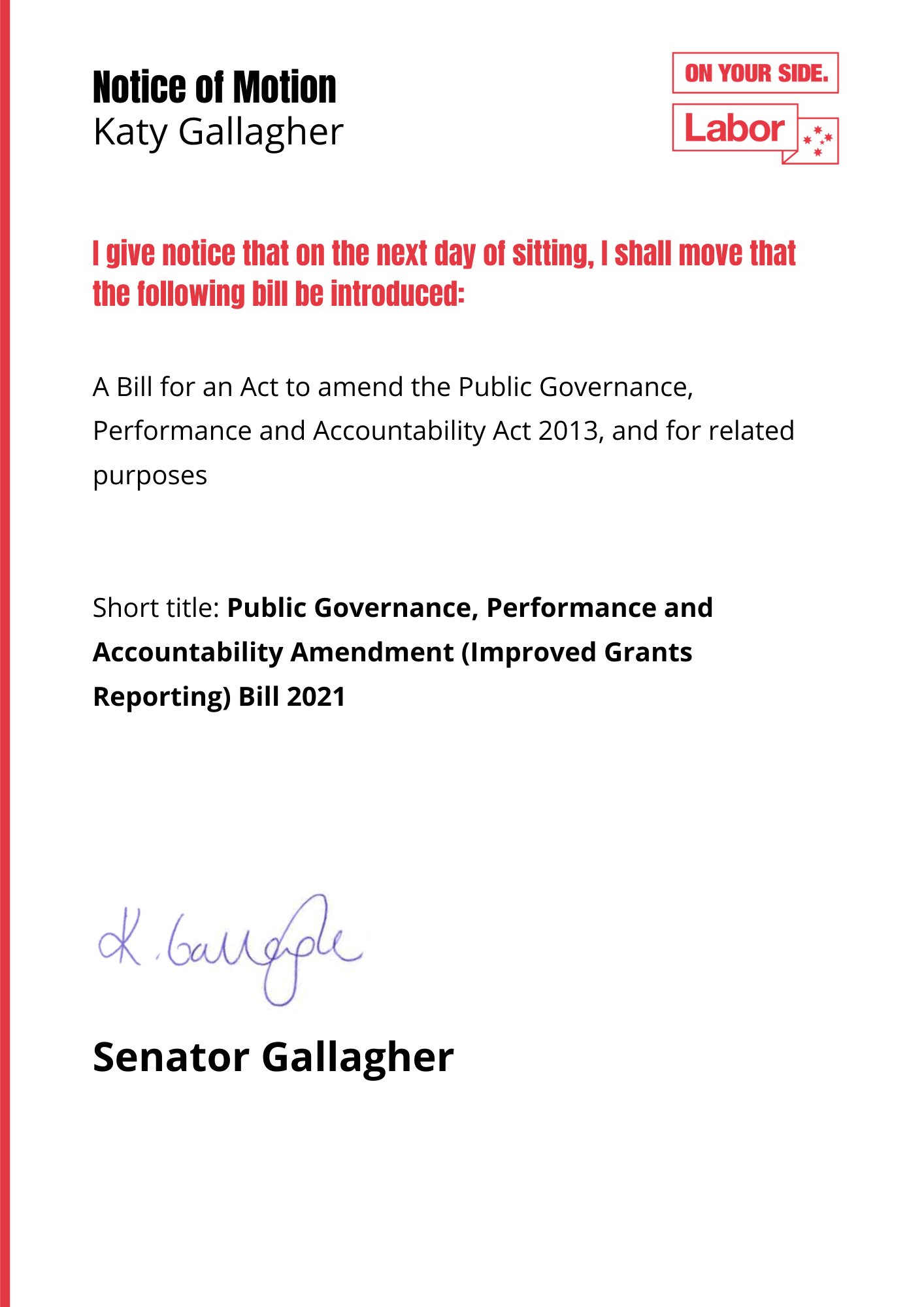 Katy Gallagher On Twitter Today Marks The First Step In Forcing The Morrison Govt To Clean Up Its Act When It Comes To Spending Taxpayers Money I Will Intro Labor S Anti Rorting Bill