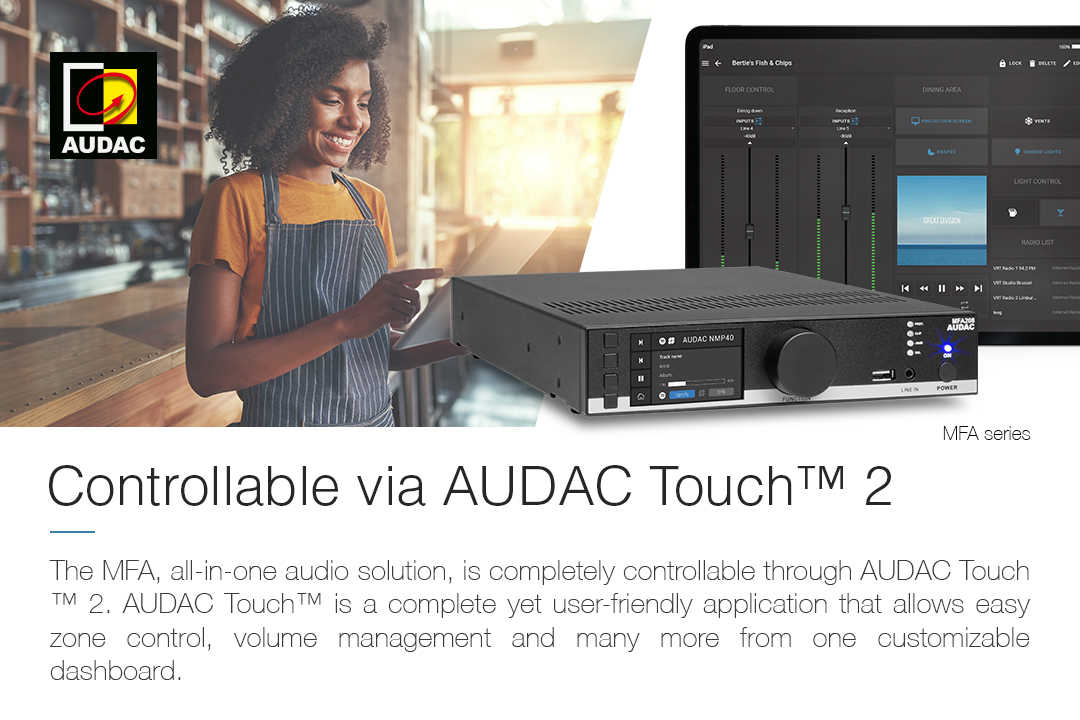 AudacAudio's tweet image. #MFA #AUDAC #Solutions #avtweeps