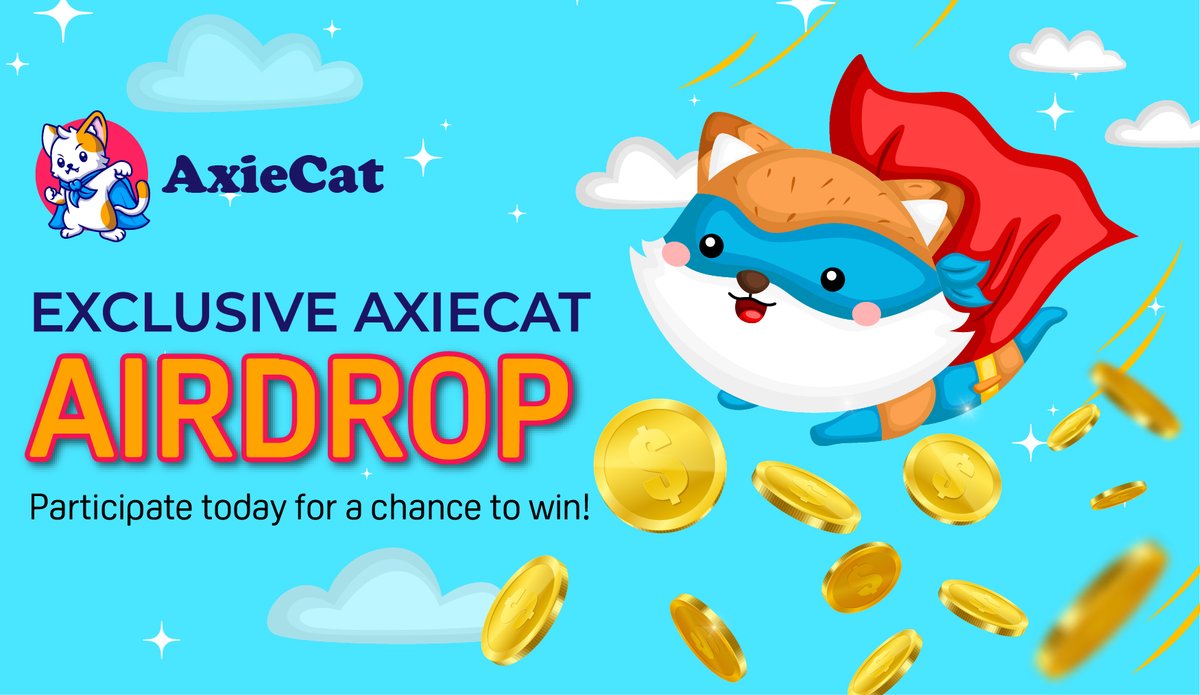 AXC AIRDROP SESSION 2
Talk to the bot t.me/AxiecatAirdrop…)
🔹 Join our Telegram group
 (t.me/AxiecatCommuni…)
🔹 Join our Telegram channel
 (t.me/Axiecat)
Retweet this Airdrop tweet with #axiecat #axiecatairdrop #axiecattokens
🔹 Submit BEP20 Wallet address