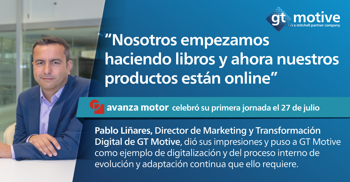 GtMotive's tweet photo. 🚘👨🏽🔧💻 ¡El taller frente a la Digitalización y la Nueva Movilidad! Fue el tema de la primera sesión del evento #AvanzaMotor en el que participó Pablo Liñares, Director de Marketing y Transformación Digital de @GtMotive
😱 ¿Te lo perdiste?
👉🏽 ¡Asómate! 👇🏽
https://t.co/P1xQcCzfg5 https://t.co/WtiVS8kfz9