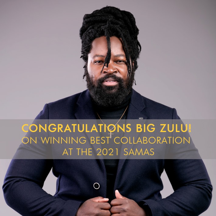 Congratulations to <a href="/BigZulu_ZN/">Big Zulu</a>, who won an award for Best Collaboration for his song Mali Eningi, feat. Riky Rick and Intaba yase Dubai, at this year's South African Music Awards!