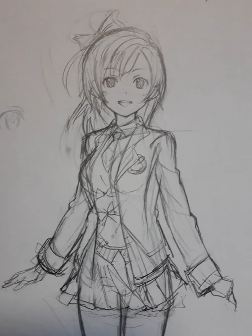 原型の原型くらいの絵(だったはず)
記憶もおぼろげです 
