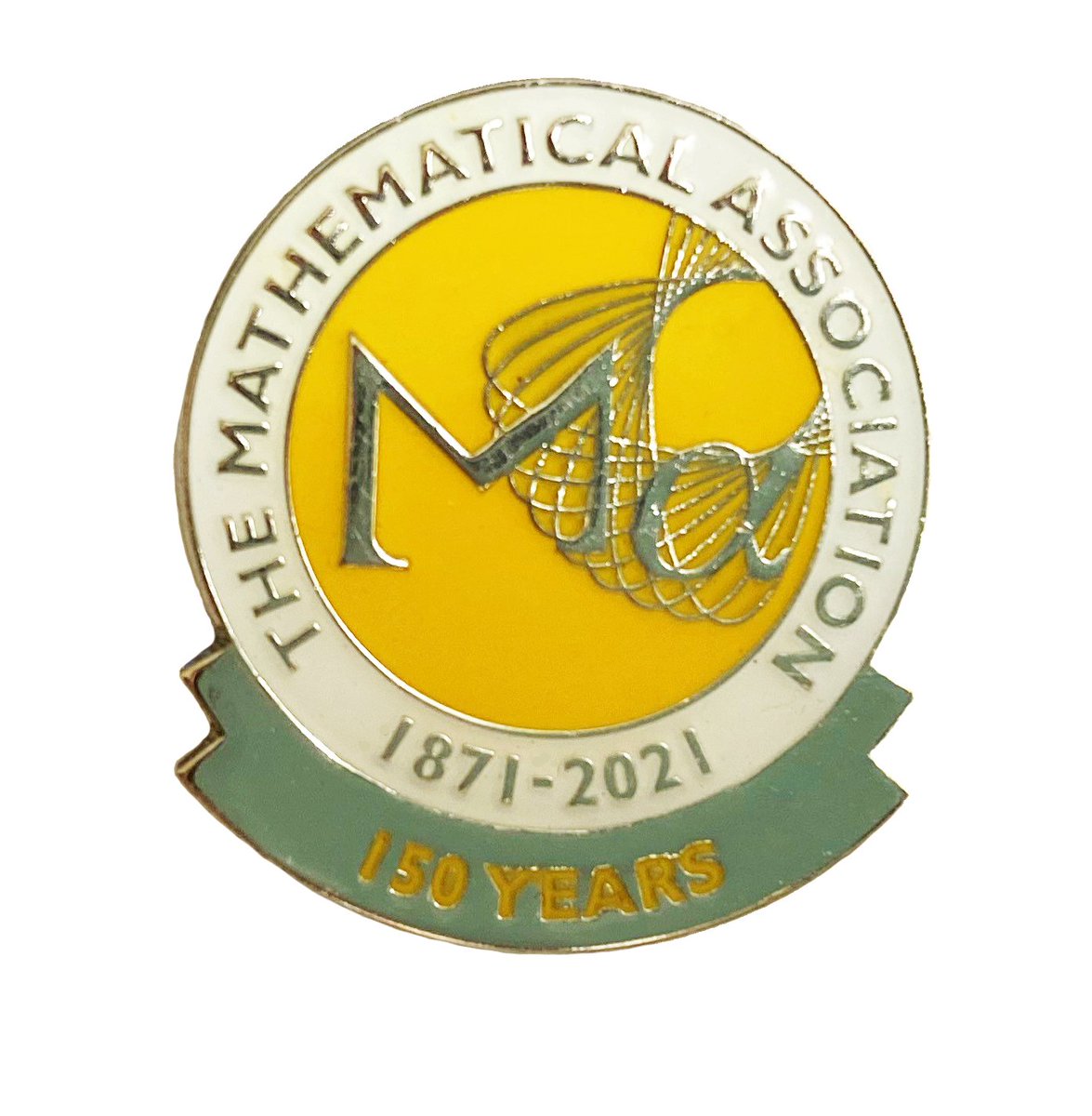 Mathematical_A's tweet photo. Join in with our #150th Year Celebrations by purchasing our limited edition birthday pin badges. https://t.co/WSTbPvUhog #MathsAShop #MA150th https://t.co/ZSe5ZETErm