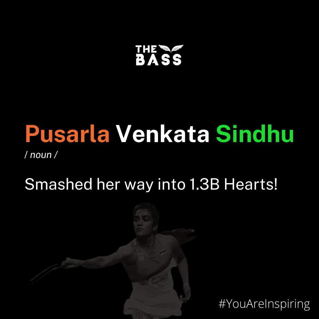BASSNextIn's tweet photo. THE P.V. SUPREMACY! 
@Pvsindhu1 #YouAreInspiring https://t.co/EhmJvsiwC9