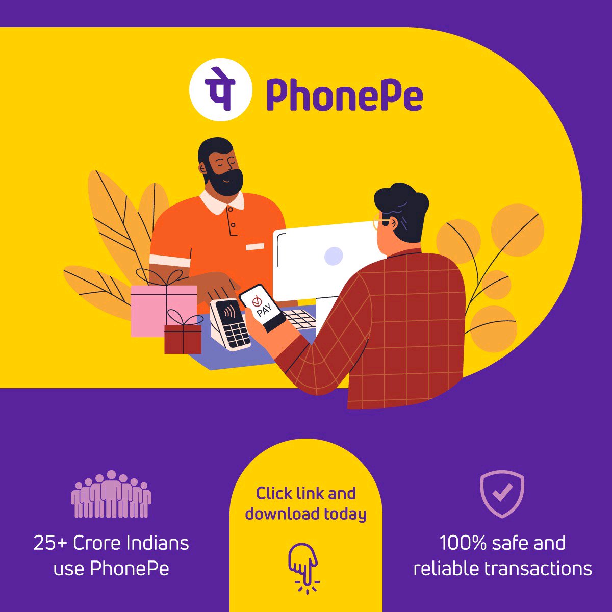 PritomTossa's tweet photo. 🙏
Hi, I just invited you to use the PhonePe app!

30 Crore Indians pay with PhonePe. It's 100% safe &amp; secure.
Download the app now. https://t.co/8eUx29FK7g https://t.co/sHyQvP0gXq