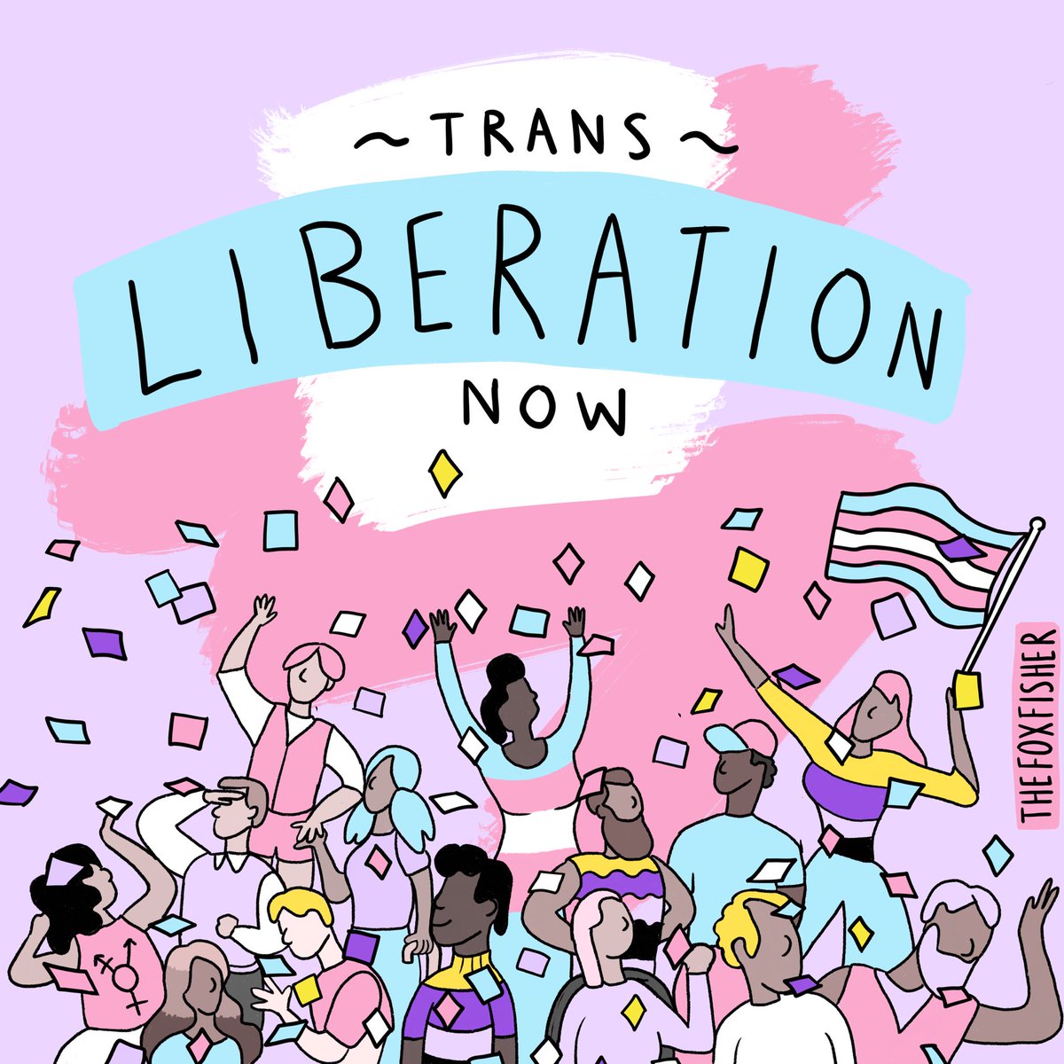 theFoxFisher's tweet photo. 🏳️‍⚧️ Trans Liberation Now 🏳️‍⚧️ #TransRightsAreHumanRights https://t.co/0ZhdOWhMZk