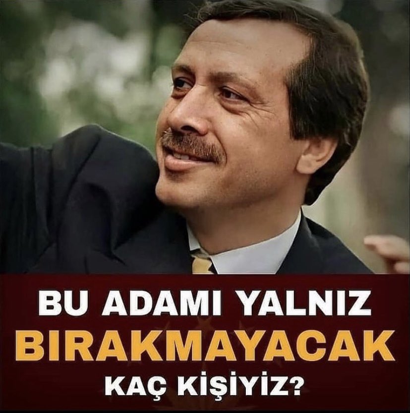 Seni Abdülhamid’in yalnızlığına bırakmayacağız!! #SeninleyizREİS