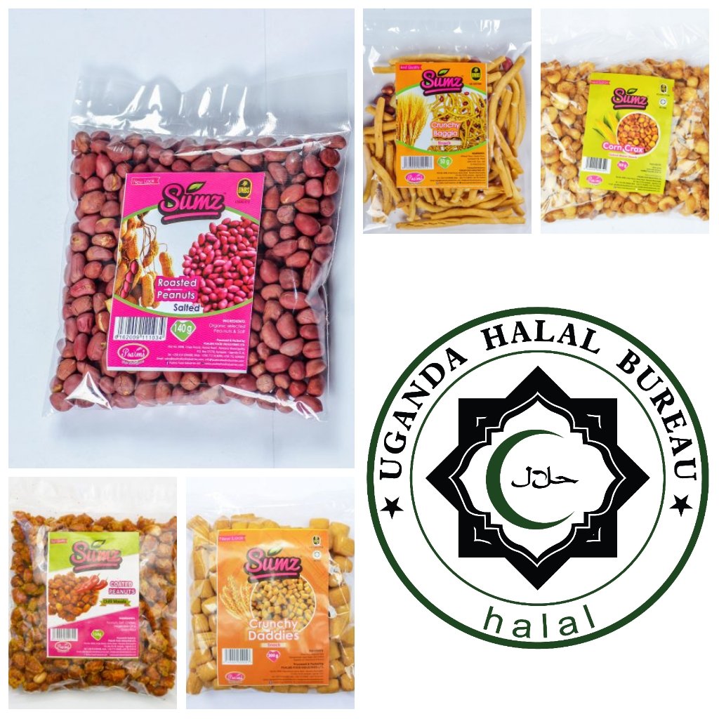 Psalmz Food Industries, under their brand name, Smz, have several products certified as halal. 
Halal Code HI049

@sageakram @MohammadMohaaa @OlumSalha @medtooto @janemawejje