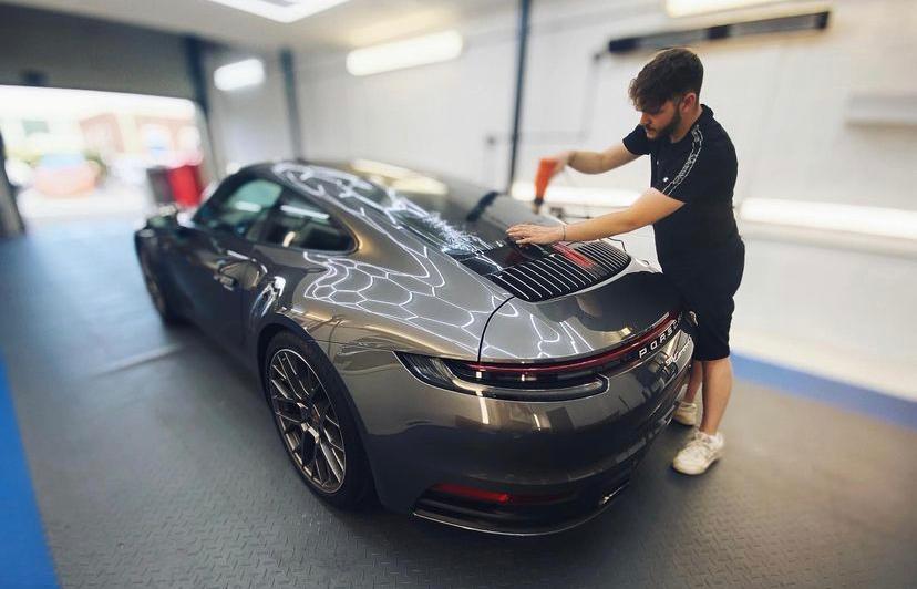 Great shot from our fitting centre in Chester of window tint being installed on to our customers' Porsche.

Contact us for a quote 01244 56 31 56 or visit lnkd.in/ehqzsRy