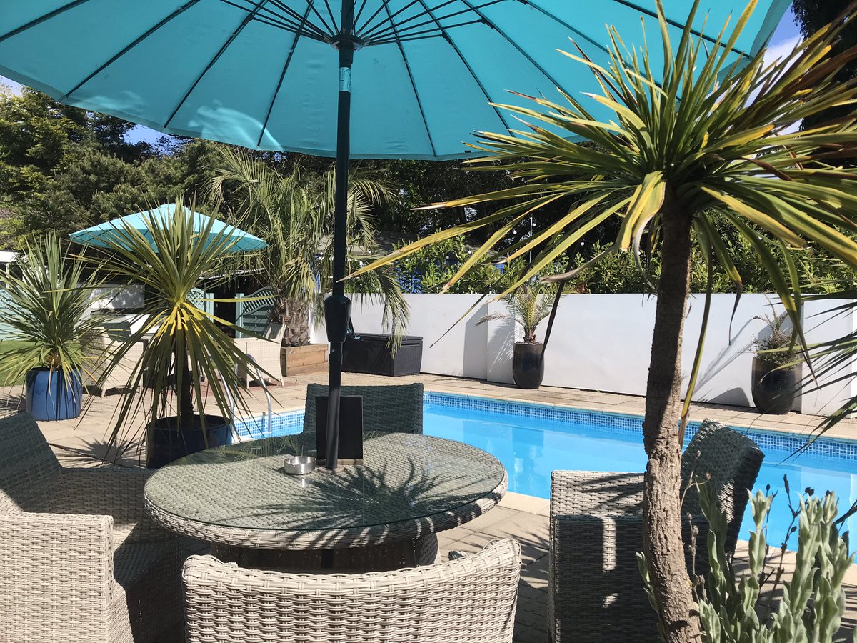 Poolside Lodges with Hot Tubs tweet media