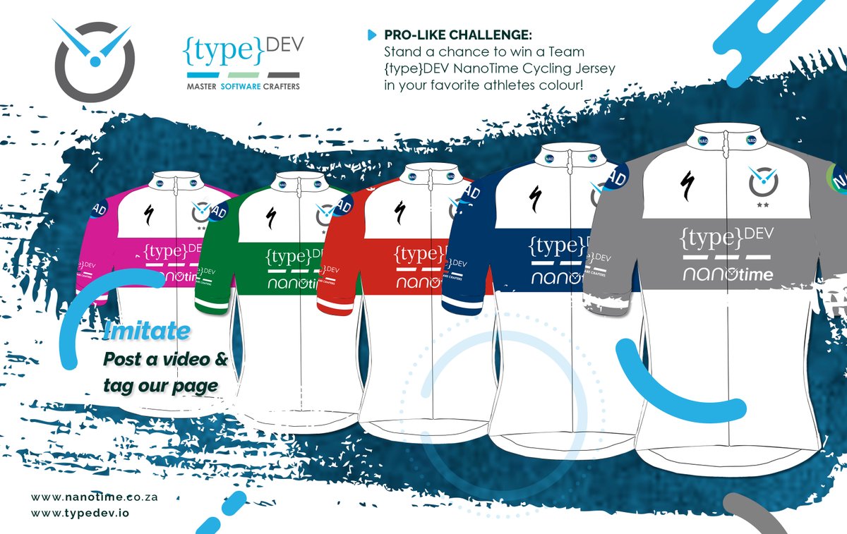 || P R O - L I K E || Competition

Remember to enter this great challenge where you can win a team jersey in the colour of your favourite {type}DEV NanoTIme athlete.

Make sure to watch the competition video and follow all the rules to enter: fb.watch/78JVzsXQDN/