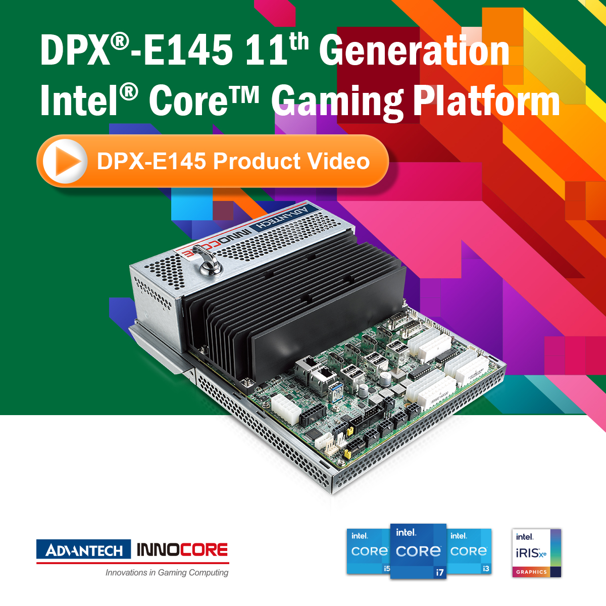 Advantech_eIoT's tweet photo. Advantech-Innocore releases the NEW product video for the DPX-E145, 11th Generation Intel® Core™ all-in-one Gaming Platform.

#Advantech #Innocore #Gaming #EmbeddedGaming #DPX #Intel #IrisXe

https://t.co/yLZlRak8lN https://t.co/uCK3ZILYsh