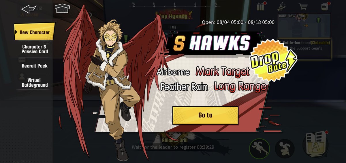 mha_tsh's tweet photo. [NOUVEAU PORTAIL]

C'est inattendu mais le héros ailé, Hawks arrive ! 🔥
Alors hype ou pas ? Perso très content de son arrivée puisque c'est un de mes persos préférés 😁

~N712 https://t.co/fDouStVRFD