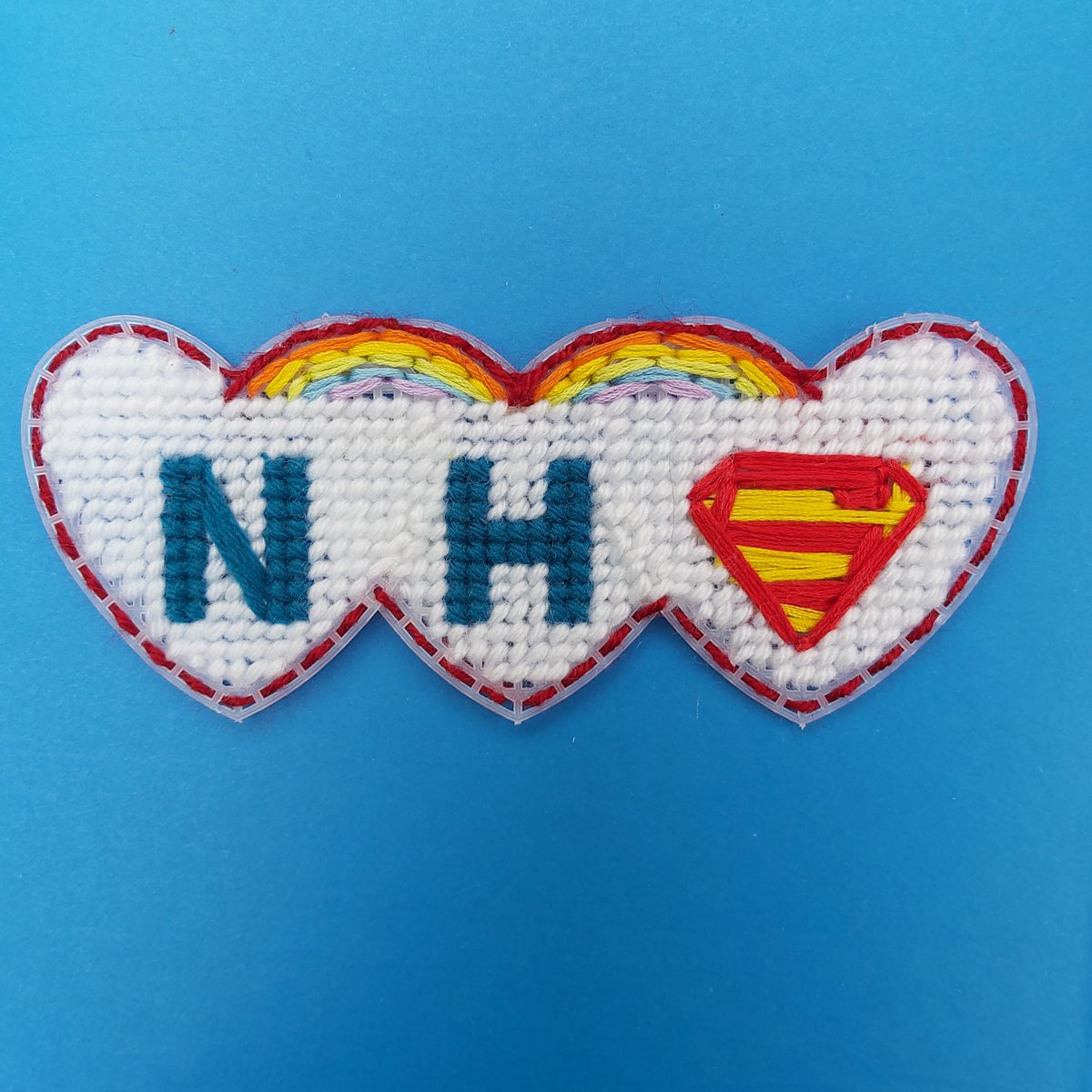 Woolly_Works's tweet photo. During the first lockdown, the magnificent NHS were on our minds, and a recurrent theme of heart stitching too. #18AtHeart #StitchedForSmiles
@SellyOakNNS https://t.co/Gbn9hfvbx7