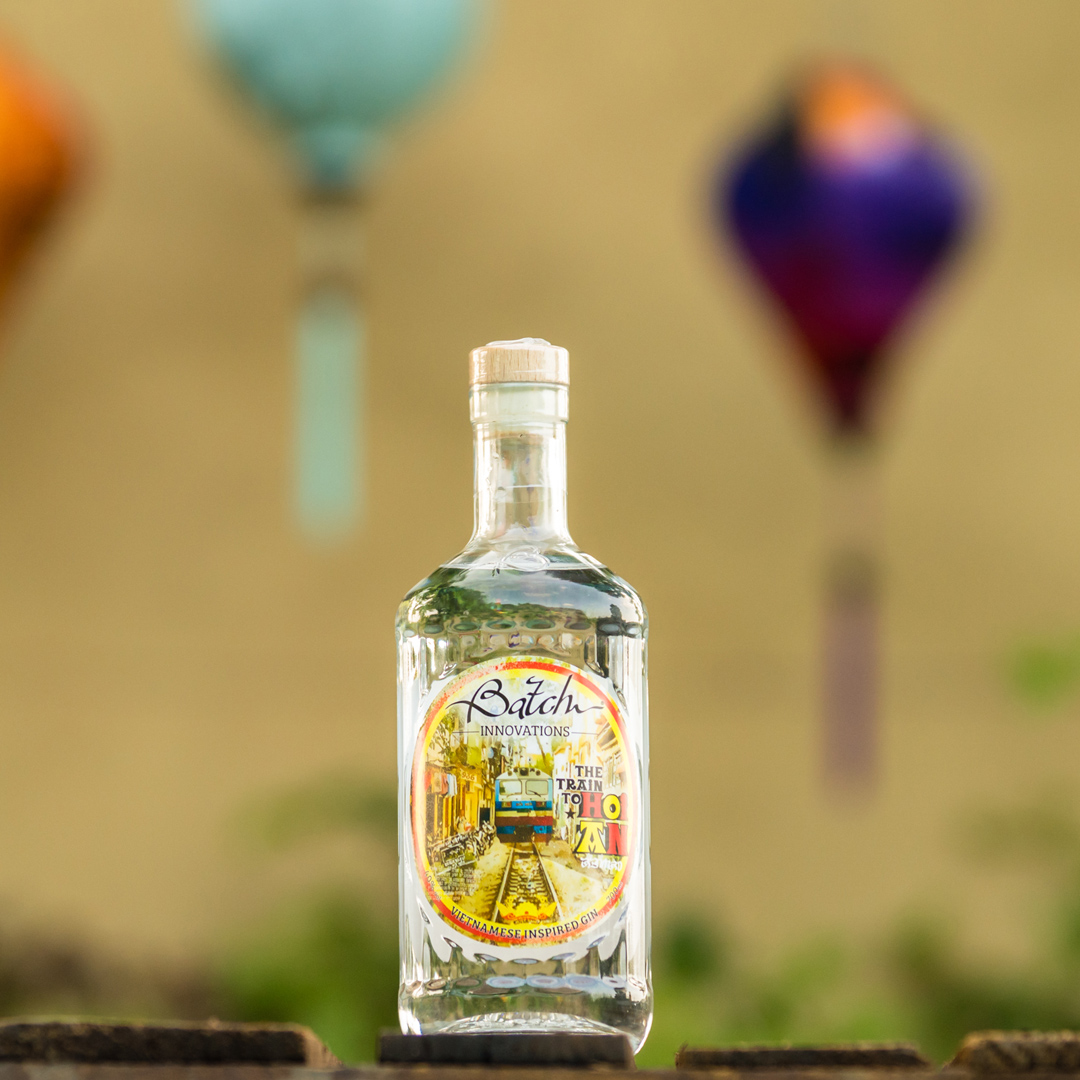 BatchDistillery's tweet photo. Inspired by our travels across Southeast Asia, The Train To Hoi An Gin delivers unusual notes from the botanicals, durian and betel nut. Balanced with exotic lime leaf, lemongrass and cardamom, the results are a sweet and fruity gin with a smooth and creamy finish! https://t.co/fMUm5hRVvi