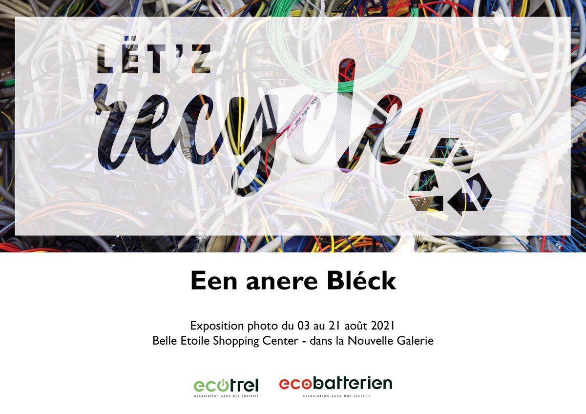 ecobatterien's tweet photo. Retrouvez notre exposition photo à la Belle Etoile Shopping Center du 03 au 21 août.

Find our photo exhibition at the Belle Etoile Shopping Center from August 3rd to 21st. https://t.co/RQAMc2SzZH