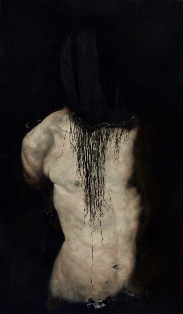 Nicola Samorì. 🖤🖤🖤
«Il corpo squisito» , 2017

#NicolaSamori  #Art  #painting