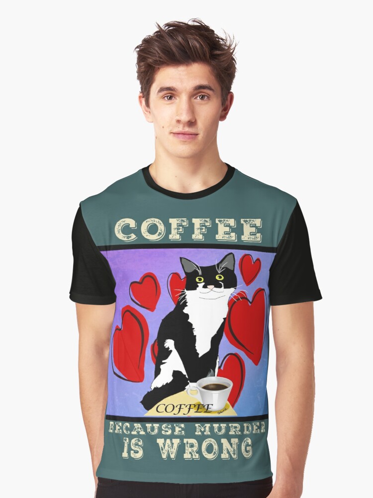TeAnneArtworks's tweet photo. https://t.co/ZxVcaOI0DG #tuxedocat #coffee #murderiswrong #redbubble https://t.co/xQSxgB0CC7
