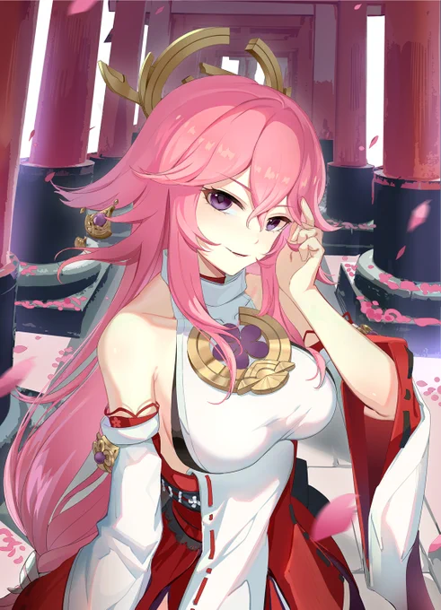 #原神 #GenshinImpact #FANART #八重神子 

🦊 
