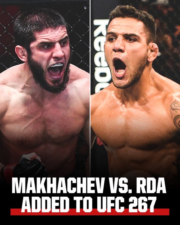 Islam Makhachev vs Rafael dos Anjos maçı 30 Ekim’deki #UFC257’de yapılacak 🔥