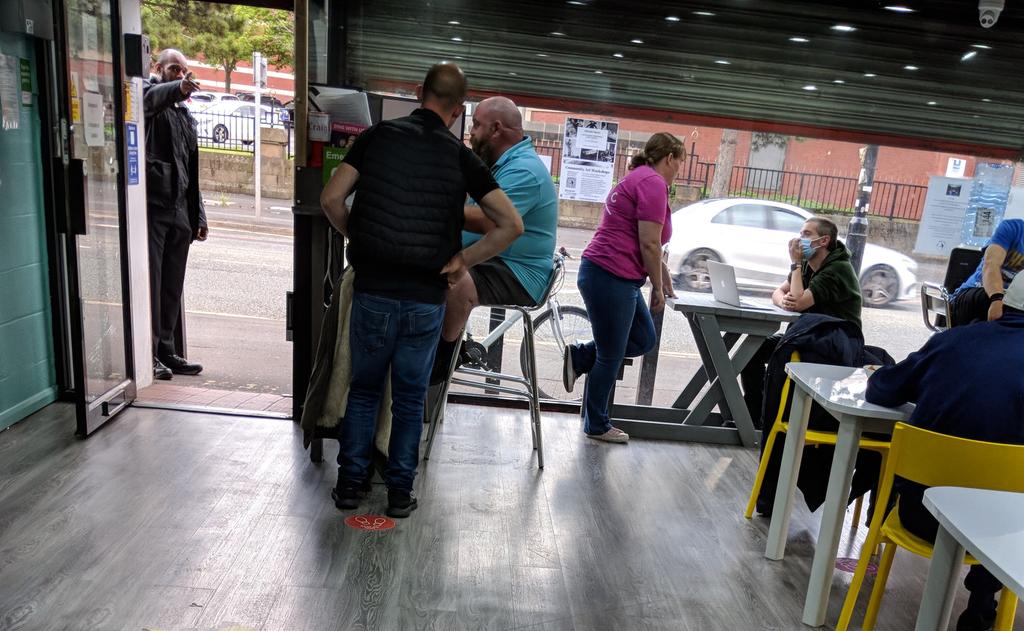 Each evening we are getting busier and busier 😞 but #withalittlehelpfromourfriends  <a href="/OnTheOut2/">On The Out</a> <a href="/MustardTreeMCR/">Mustard Tree</a> <a href="/BoothCentre/">Booth Centre</a> <a href="/grow_manchester/">Change Grow Live Manchester</a> we are able to support our guests on thier journey #together #MCRHomlessnessPartnership  #endhomelessness #NeverMoreNeeded