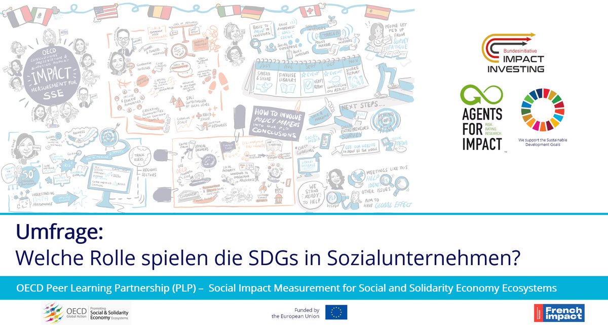 Welche Rolle spielen die #SDGs in der Wirkungsmessung von #Sozialunternehmen? Unterstützt bei der Beantwortung dieser Frage mit der Teilnahme an einer kurzen Umfrage (ca. 5-7min Bearbeitungszeit, auf Deutsch &amp; Englisch)! 👉 bit.ly/3xmiRZU
#SocEnt