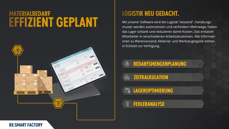 BatixCH's tweet photo. Logistik 4.0? Mit unserer Materialplanung steigerst Du Deine Produktivität und kannst Dich endlich wieder auf das Wesentliche konzentrieren. ⚙️

Wie? Jetzt direkt auf https://t.co/9jMRn85gr5 eine Demo buchen. 🚀 

#smartfactory #digitalisierung #digitalboost https://t.co/QJmHi0OeTP
