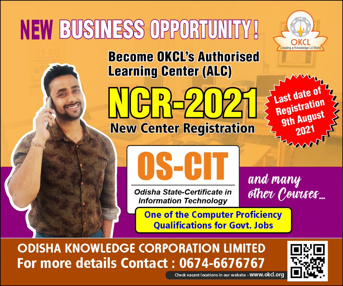odisha_okcl's tweet photo. Become a 21st century entrepreneur with OKCL. Only 6 days left!
#okcl #oscit #letslearncomputers #21stcenturyskills #elearning #odisha #digitalskills #computercourse #jobreadiness #entrepreneur https://t.co/Y6JyCcQJJ8