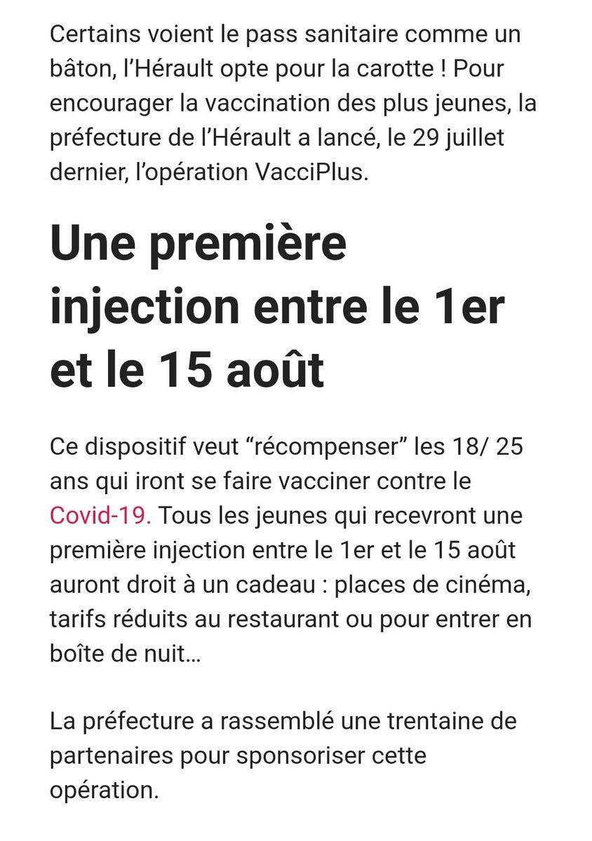 slufra's tweet image. Ce n'est pas un fake. 😔💉💉
Les initiatives pour inciter les jeunes à se faire vacciner se succèdent... Sans succès ! 😌
Mais ils ont compris leur intérêt.
Et la plupart d'entre eux, même dans notre société mercantile, ne sont pas "à vendre".
#FoiDansNosJeunes 👍🏻💪🏻🙏🏻
#Vacciplus