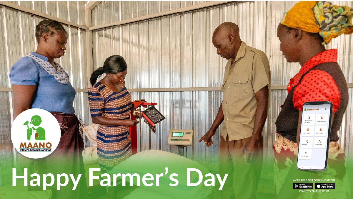 Happy Farmers' Day!
"As long as the agricultural system will survive, civilization will prosper gradually."
Downloaded the Maano App or use USSD (*277#) to buy and sell farming produce in Zambia.
#farmersday #FarmersProtest  #MaanoApp #farming  #agriculture #foodsecurity