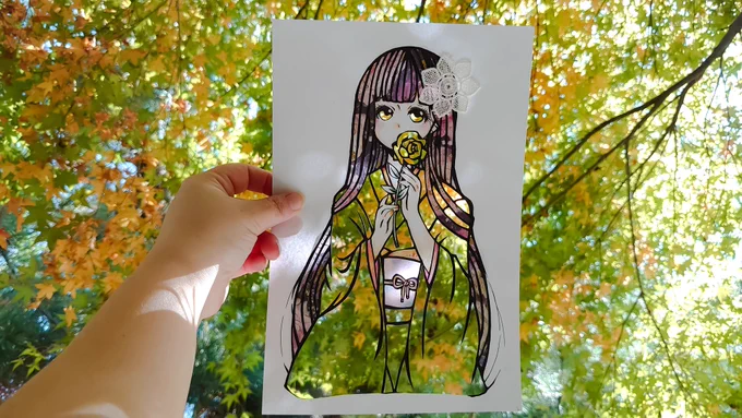 切り絵と景色が好き。

#私の絵柄が好みって人にフォローされたい 