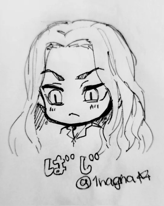 暑くてPCつけられないのでボールペンで色々練習してた絵の一部 