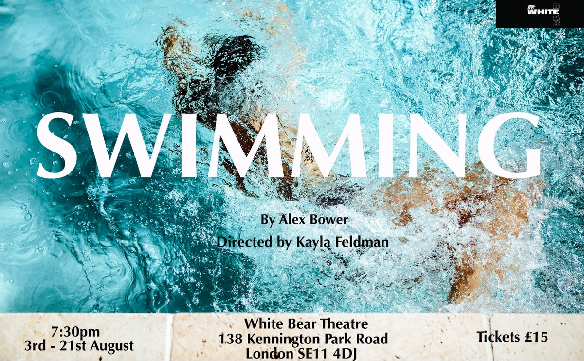 Wishing director <a href="/kaylatmf/">Kayla Martell Feldman (she/they)</a> and the whole <a href="/PlaySwimming/">Swimming - The Play 🏳️‍🌈</a> team the best of luck tonight as they start their run of Swimming at the <a href="/WhiteBearTheatr/">White Bear Theatre</a>! 👏🎭 Break a leg, all!