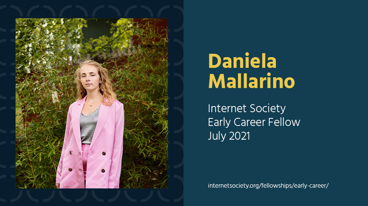 ISOC_Community's tweet photo. Meet Daniela Mallarino, our Internet Society Early Career Fellow, who works for an NGO as a social researcher & now focusing on projects related to youth and Internet access:
https://t.co/6zQWfflYqQ
@ISOC_LAC #ISOCFellow #ISOCYouth #Internet https://t.co/tu3B3SXE52
