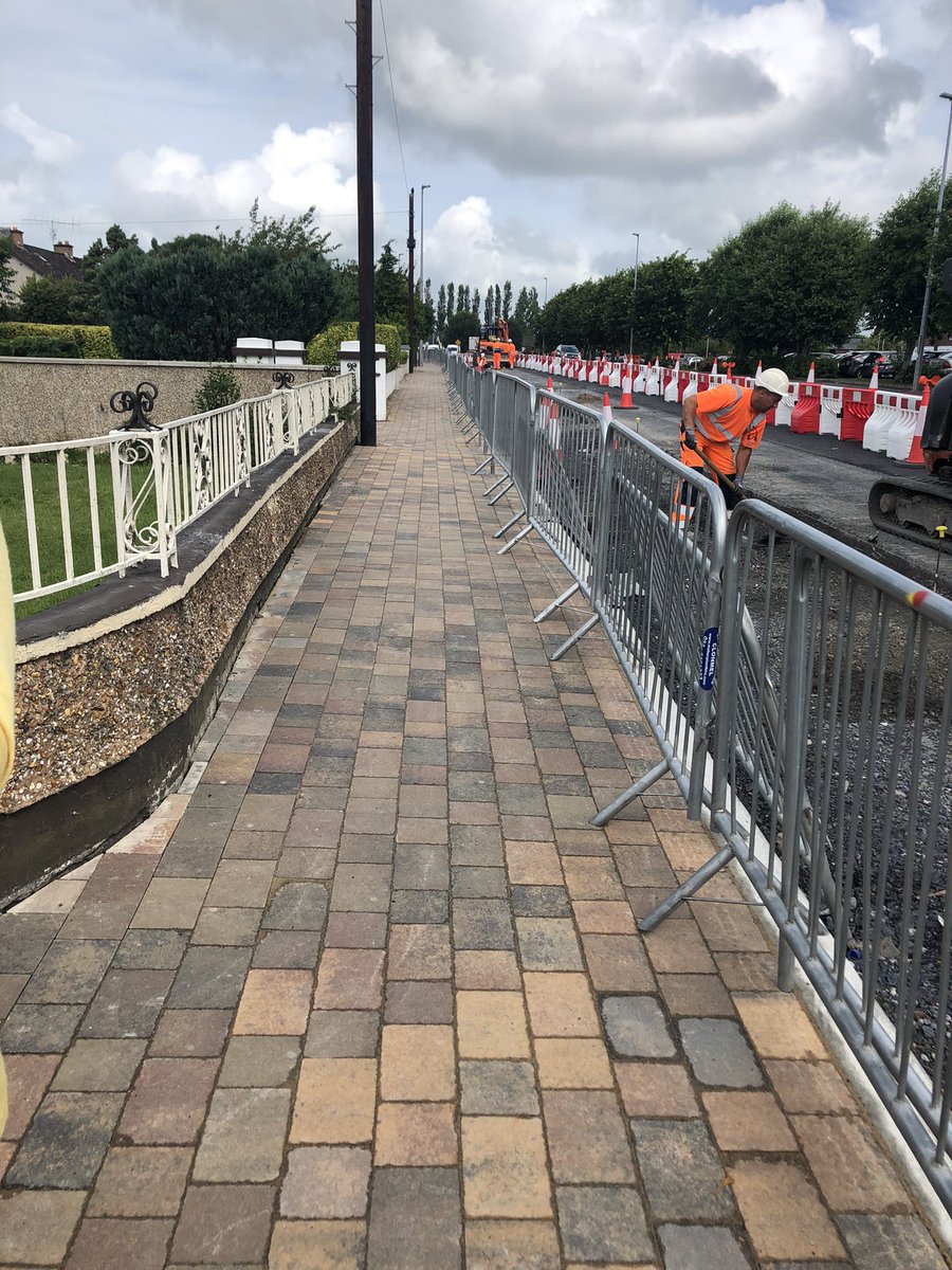 DaddyDublin's tweet photo. @jamesjcollins @DanielButlerFG  any reason why residents were not consulted advised of no vehicle access for a month now? No vehicular access, no emergency vehicle access, no bin collections. All that was received was this letter not even @LimerickCouncil official notification? https://t.co/X6YsfJ7U4b