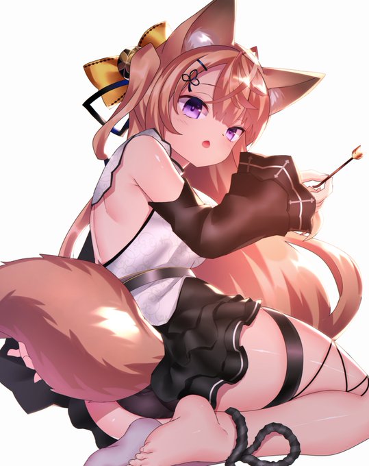 先にもふもふをねだられたこくりさん #こくり絵巻 