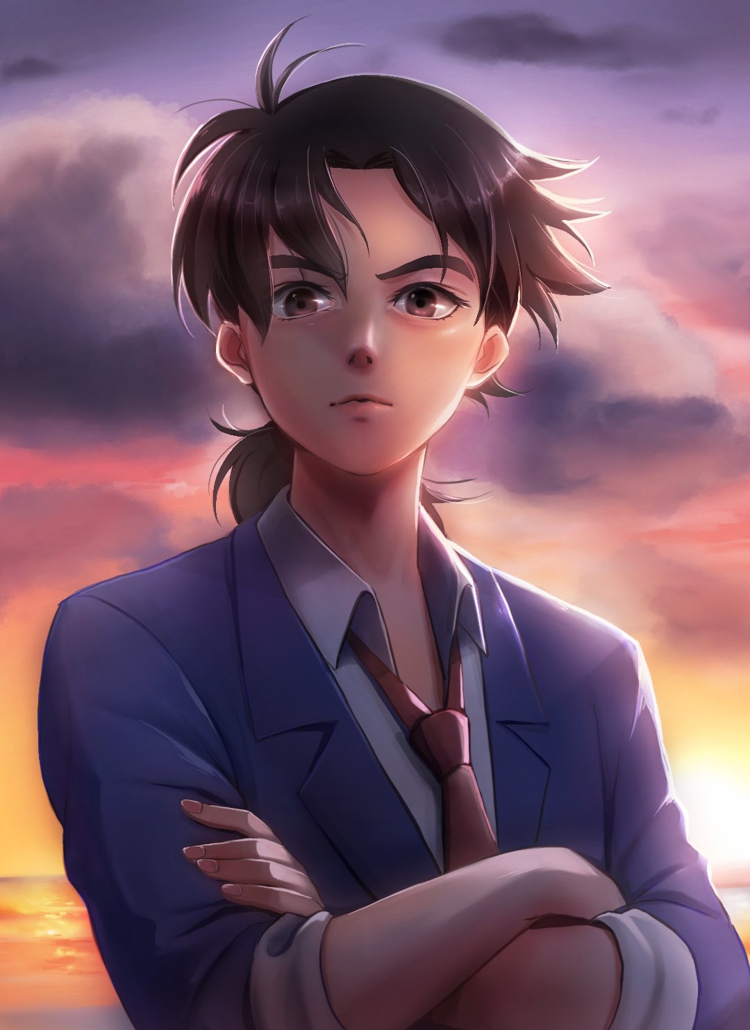 Gaogao V Twitter 謎は 全て解けたぜ 死神描きました 最近ハマってます イラスト好きな人と繋がりたい 絵師さんと繋がりたい 金田一少年の事件簿 T Co Pi1yixkxn0 Twitter