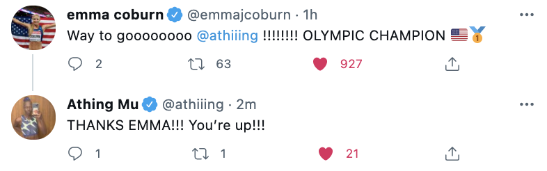 usatf's tweet photo. Wholesome content alert 🥰. https://t.co/LaE1ao5iBA