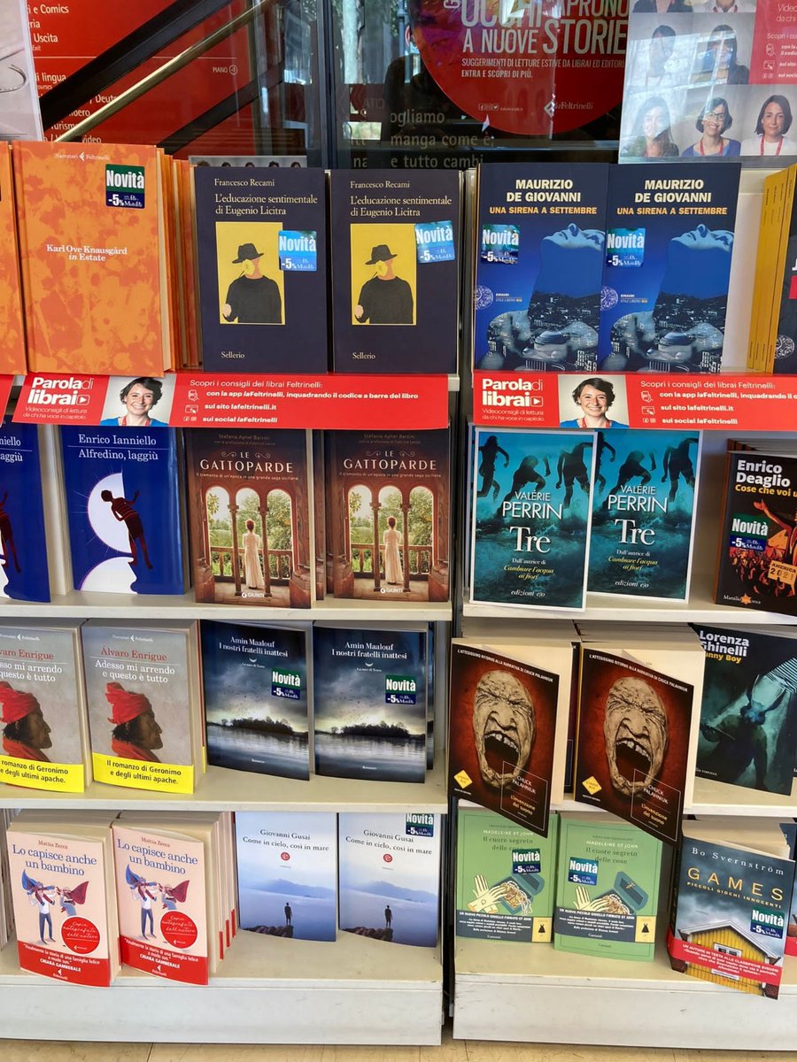 Mia figlia ieri è andata alla Feltrinelli Repubblica a Roma,  entrando, sono state le mie Gattoparde a salutarla. Ha chiesto alla cassiera come stesse andando il libro: "Benissimo! Non possiamo dare i numeri ma se dovessi dare un voto alle vendite da uno a dieci darei 10"!