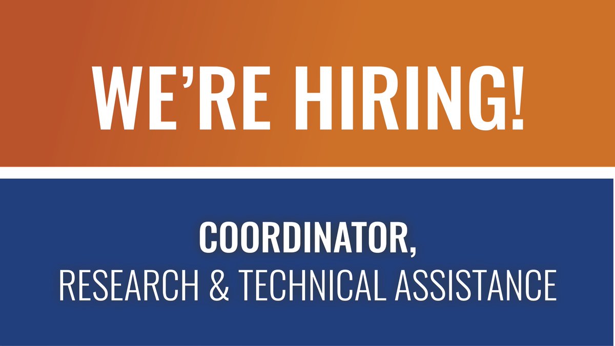 JOIN OUR TEAM! CDFA is looking for a well-organized and energetic individual to fill the position of Coordinator, Research &amp; Technical Assistance. If this sounds like you or someone you know, you can read the full position description here: cdfa.net/z/RTAcoord0821