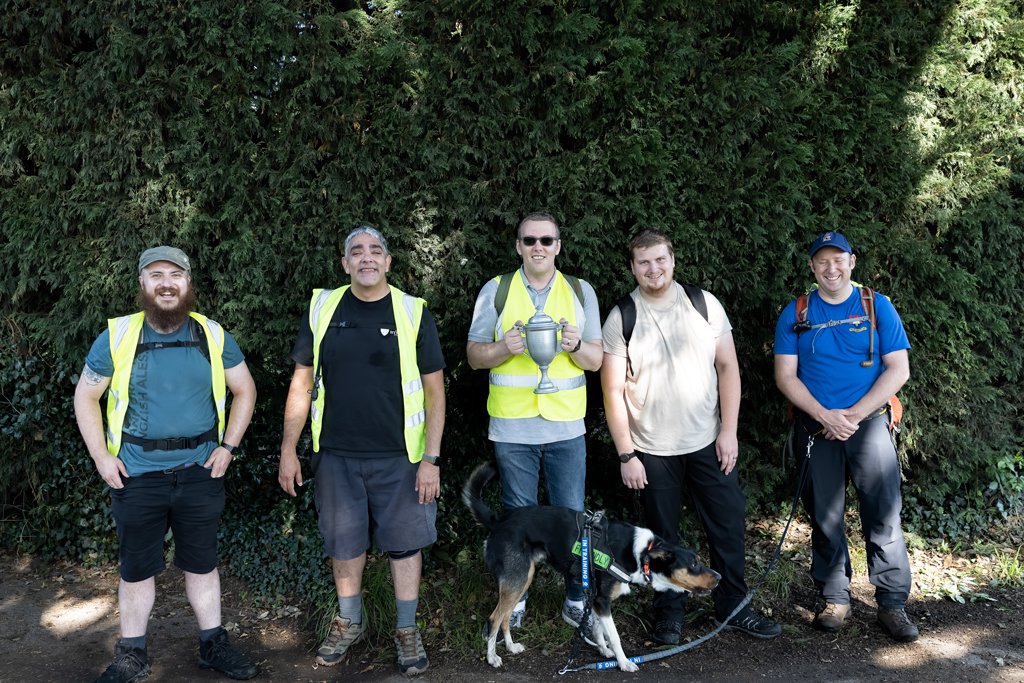 More images today of the @ByronClub walkers on the Newark to Cotgrave leg of #2021UGLEchallenge @Shaun_UGLE @WorvellMichelle @Prestonian2012