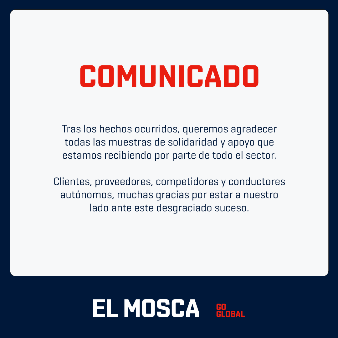transp_elmosca's tweet photo. Nota informativa https://t.co/FTYDMjffpQ