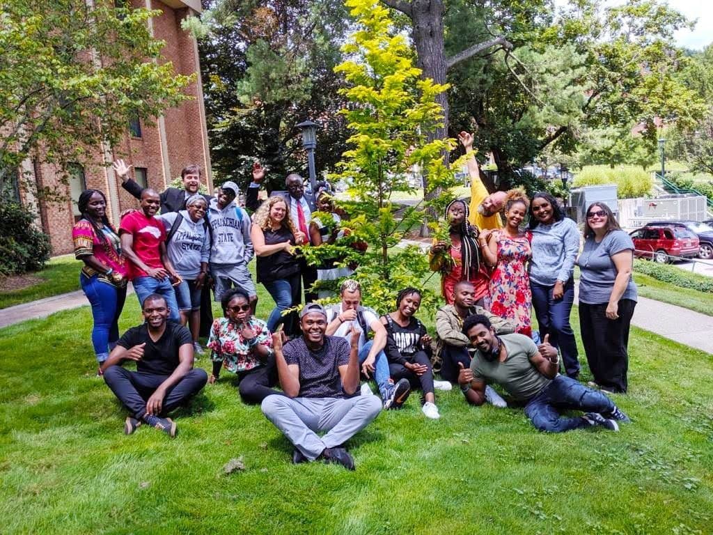 tajiel_urioh's tweet photo. Celebrating 3 years of #TajTree, a tree named after me at Appalachian State University. My passion to #ClimateAction and #Conservation resulted mainly from sustainability parenting from My Late Grand Father.
#MyClimateStory #EarthChampionAfrica #NetZeroAfrica #MandelaFellows https://t.co/rWpesEkZdT