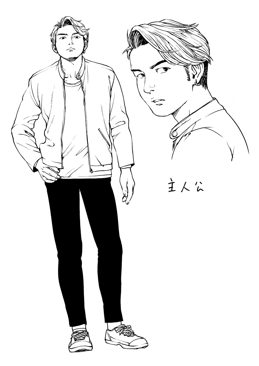 キャラ表です
「3代目ジェイ●ウルの中で1番オラついてそうな人…」みたいな説明をして描いた記憶があります
彼女はちょっと落ち着いててBMI23くらいの印象で描きました(こういうおっとりした女性がオラついてる男性と付き合ってるのが好きなので)