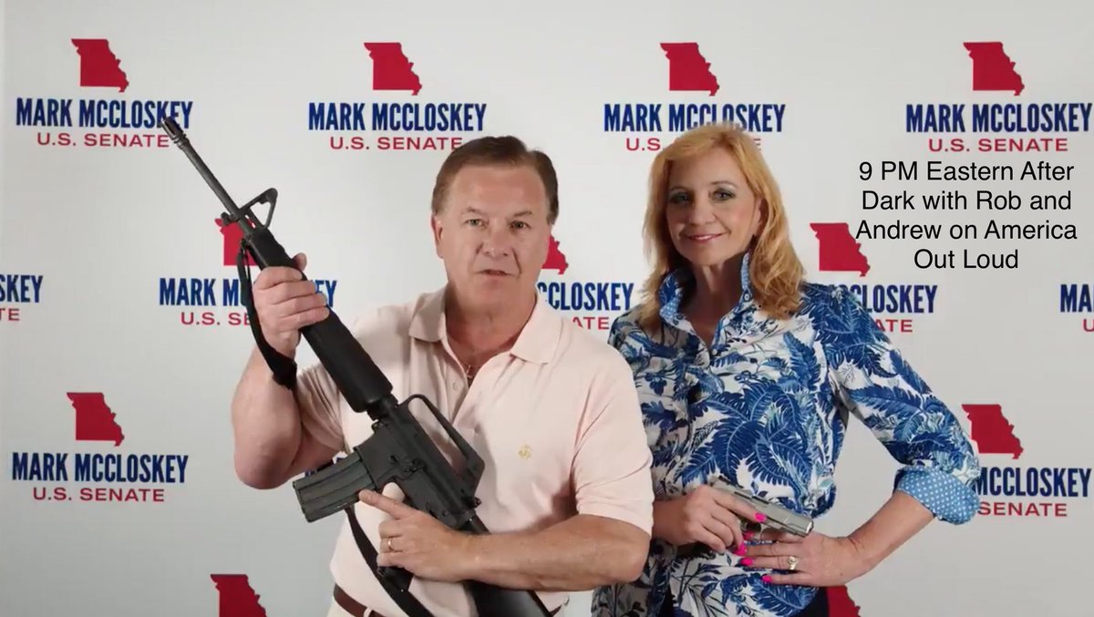 We all remember when Mark McCloskey and his wife were surrounded by the mob in 2020

Tonight, Mark gives all the details of that incident and he talks his run for US Senate!

A full hour of Mark at 9 PM eastern 👇
LIVE rdo.to/TALKLOUD 
IHEART RADIO bit.ly/2mBrCxE
