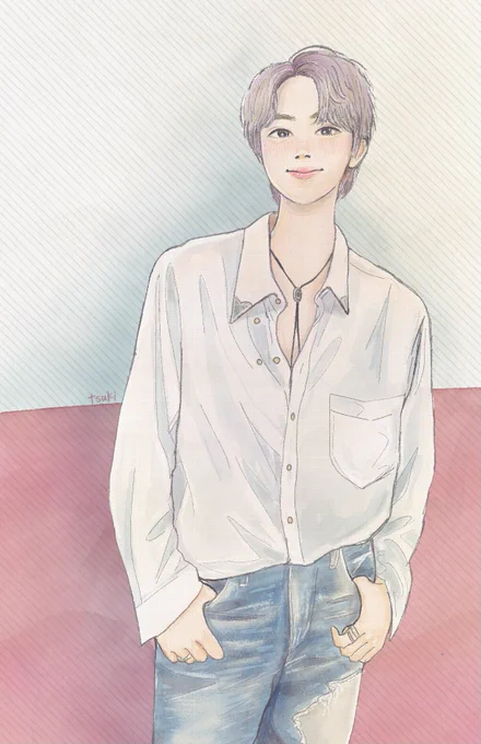 PTD🕺JIN🐹
#btsfa
#btsfanart
#PermissiontoDance 
#JIN 