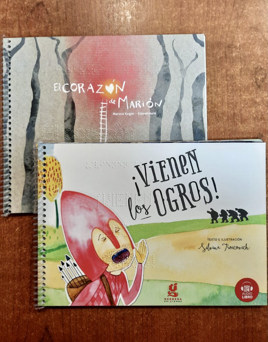 💛❤️ LECTURA INCLUSIVA ❤️💛
Libros infantiles en Tinta-braille que incluyen códigos QR con audiolibros.

👉🏻 Consultas en nuestra sucursal de Rivadavia 2724

#lecturainclusiva #tintabraille #librosenbraille #librosenbraileinfantiles #gerbera #librosparaniños