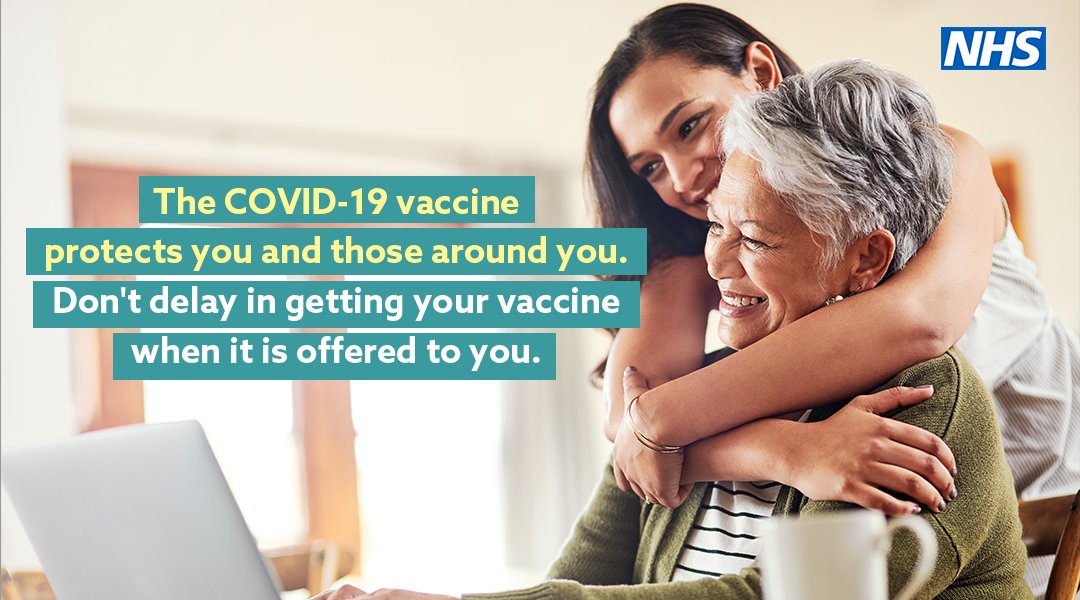 The Covid-19 vaccine reduces household transmission by  up to half.

Don't delay in getting yours when it is offered to you.

Find out more: bit.ly/Covid-19Vaccin…